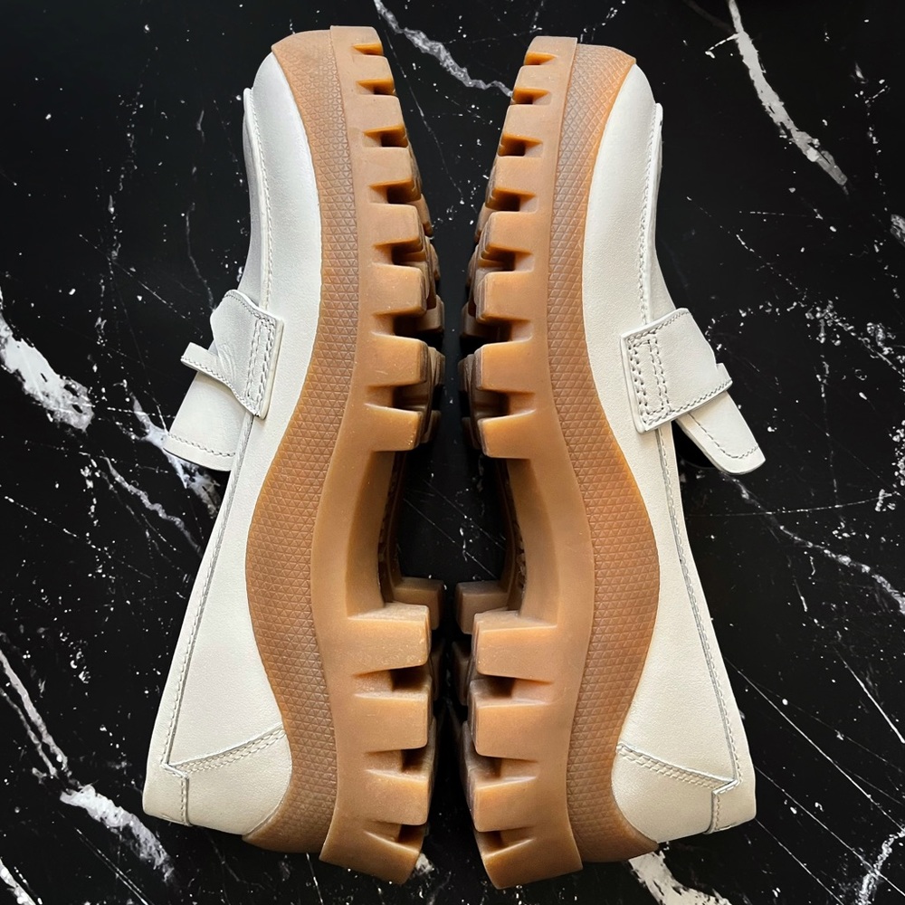 Ivory Platform Loafers